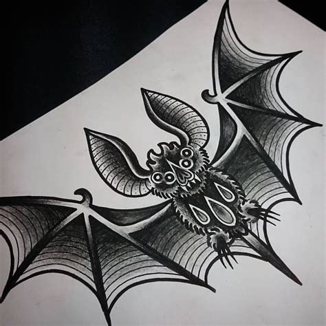 bat tattoo drawing|traditional bat tattoo designs.